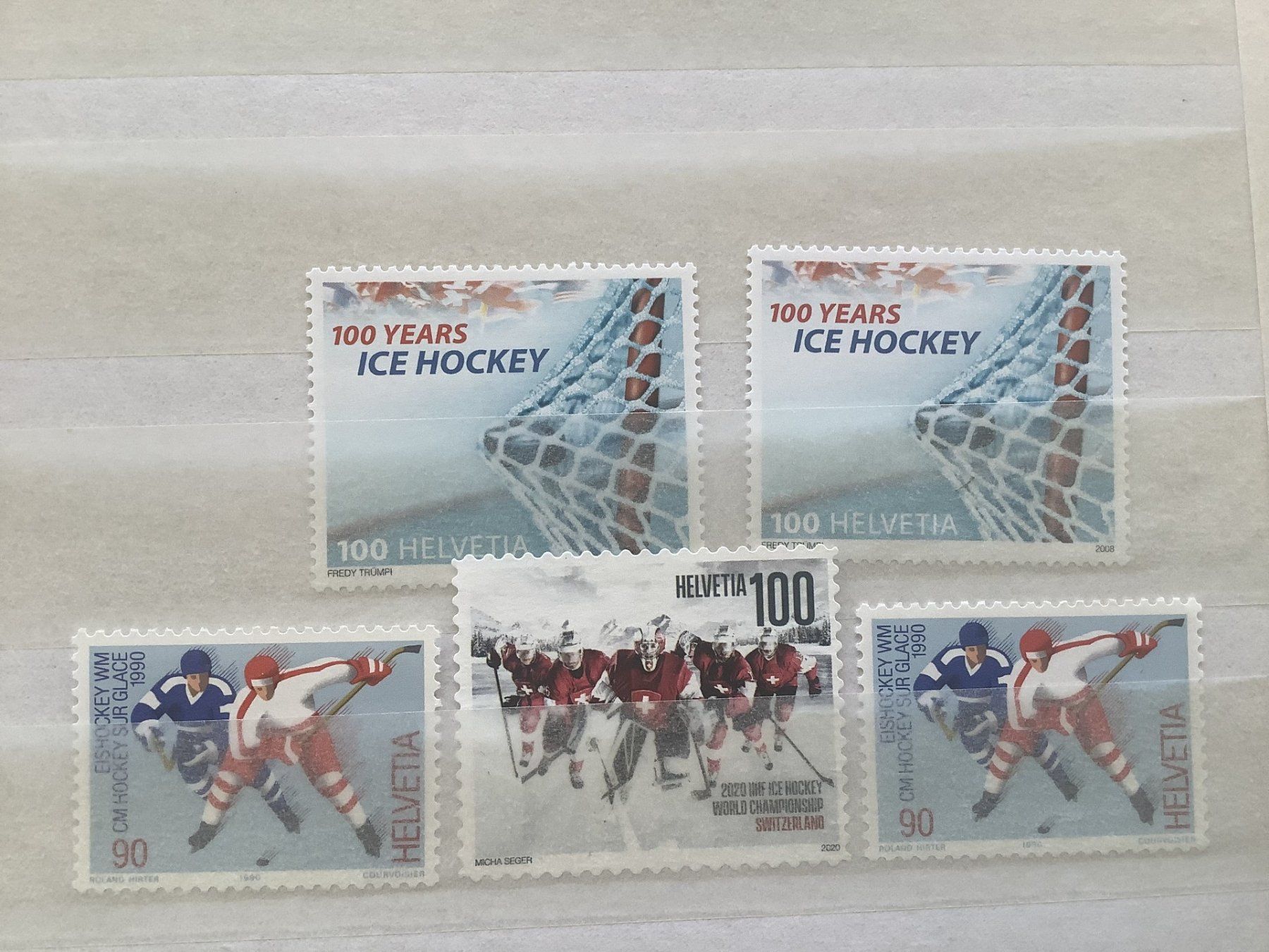 Tutti i francobolli: ICE HOCKEY ** Postfrisch ** – Usato da Melchnau venduto da BarbaraD01