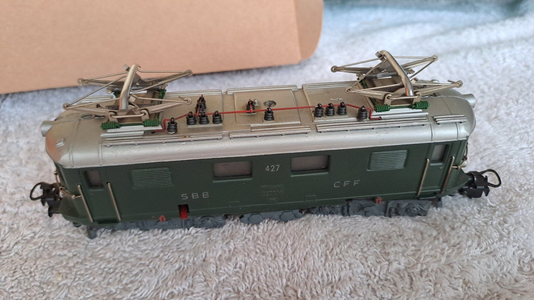 Märklin Modellini di ferrovie: Märklin 3014 SBB E Lok RET 800 H0 WS/55 – Usato da Winterthur venduto da Riebeli333 2