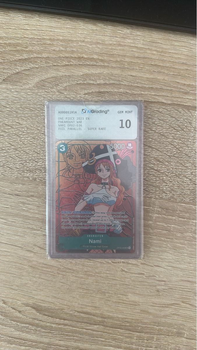 Bandai Carte collezionabili: Carta One Piece Nami OP02-036 Foil Parallel - Gem Mint – Nuovo (secondo la descrizione) da Massagno venduto da vin_t9jw