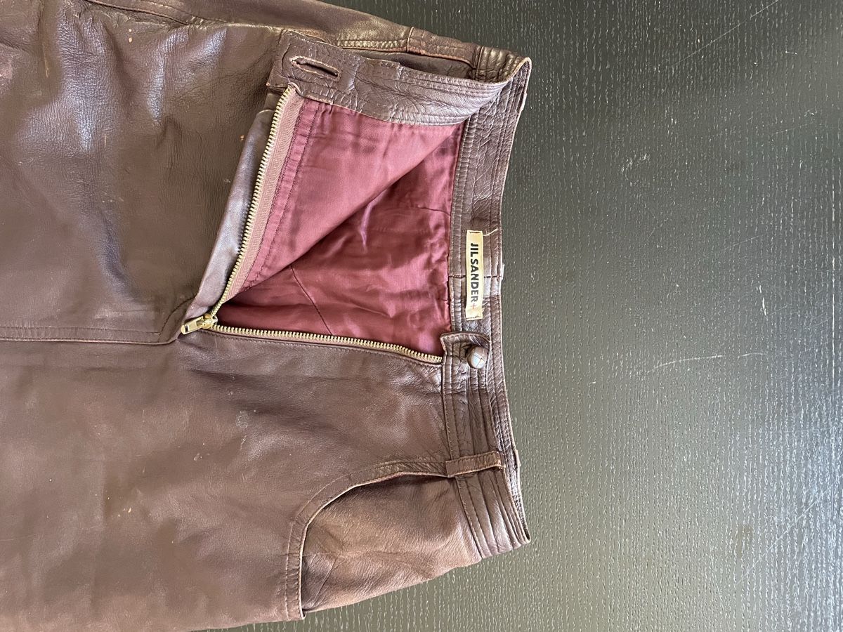Jil Sander Gonne: Vintage Jil Sander Lederrock – Usato da Zürich venduto da Liaisa 5