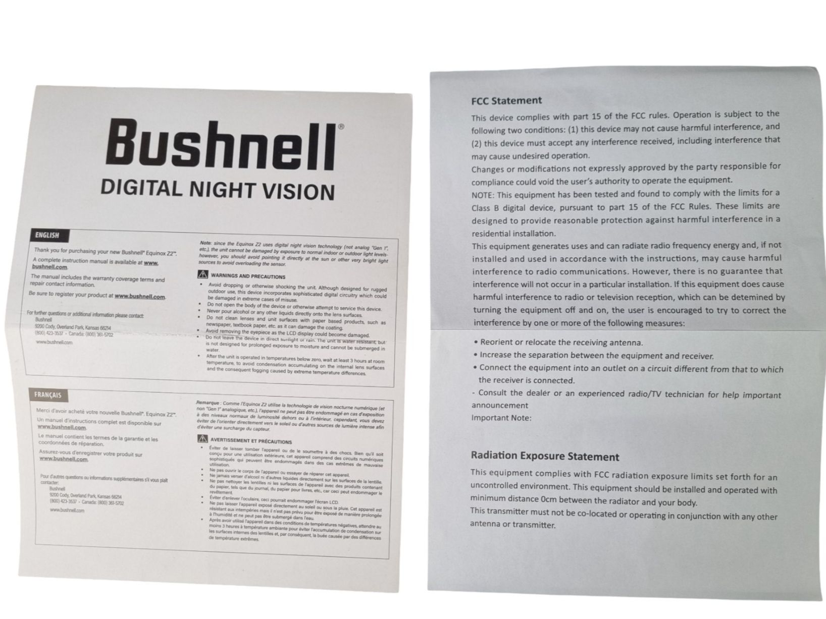 Feldstecher: BUSHNELL Equinox Z2 6x50 Monokular – Neu (gemäss Beschreibung) aus Wangen b. Olten von Restwert_Wangen 9
