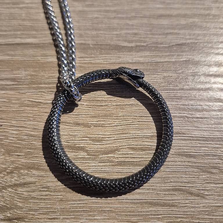 Catenine: Edelstahl kette Schlange – Usato da Utzenstorf venduto da eli_f9dw 1