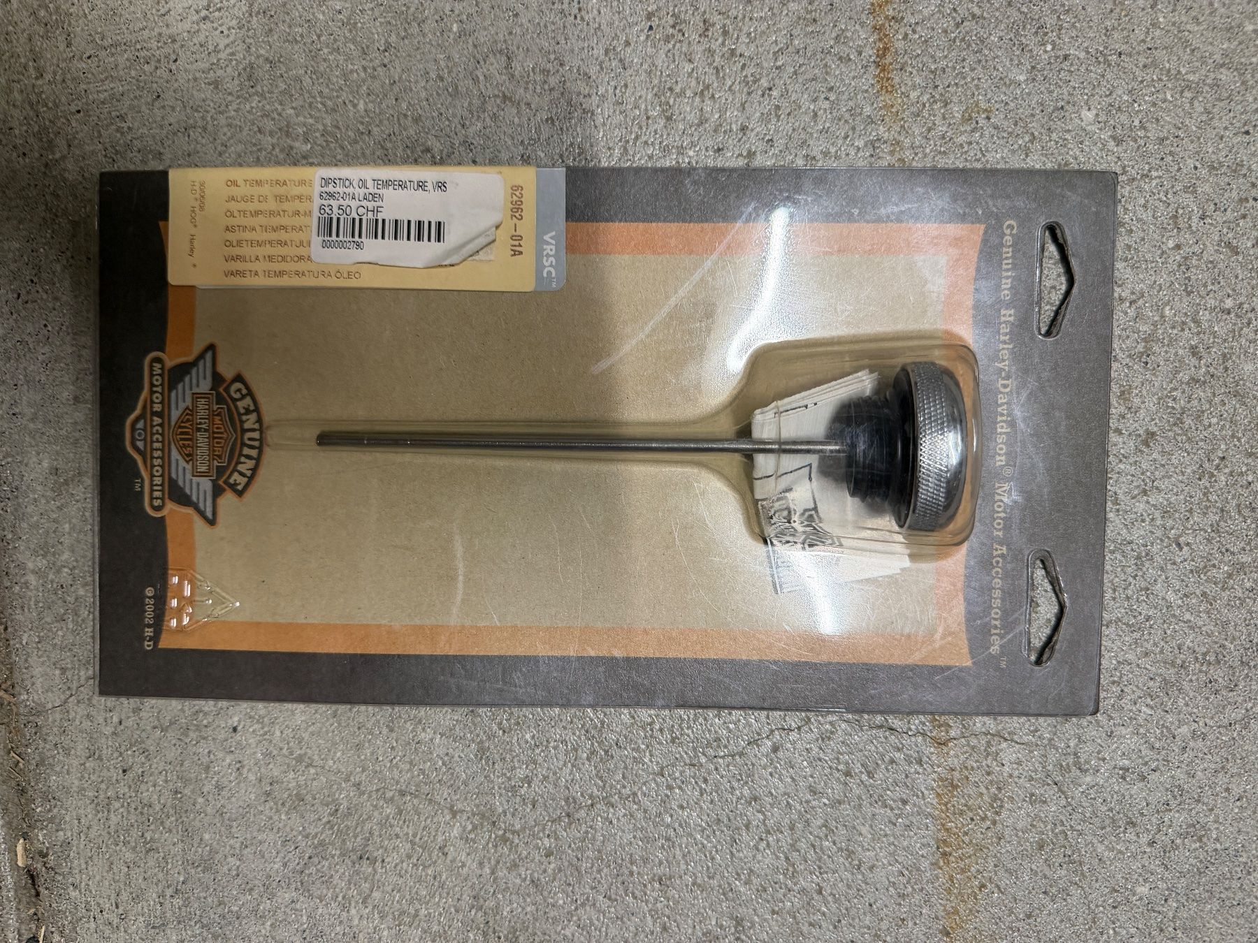 Harley-Davidson Tutti i ricambio per moto: 62962-01A Harley-Davidson Oil Temperature Dipstick – Nuovo e nell'imballaggio originale da Ostermundigen venduto da jas_9j7d 1