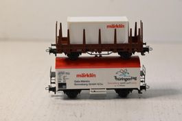 Märklin Güterwagen HO/AC mit OVP  2 Stück