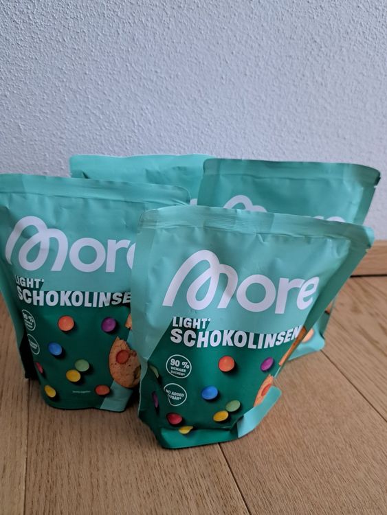 More Nutrition Light Schokolinsen, 4 Stück (Neu und originalverpackt ...