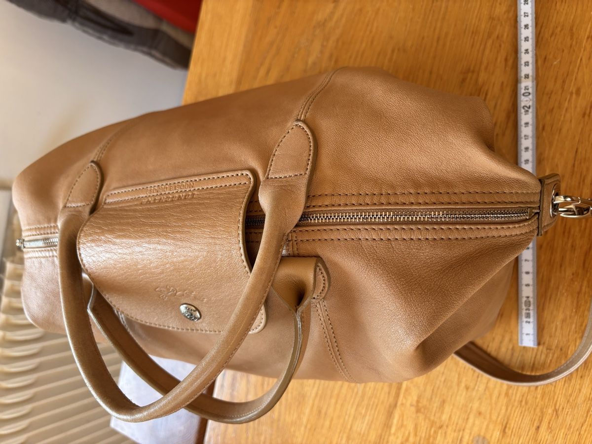 Longchamp Borse da donna: Longchamp Tasche aus Leder  – Usato da Winterthur venduto da lujane 3