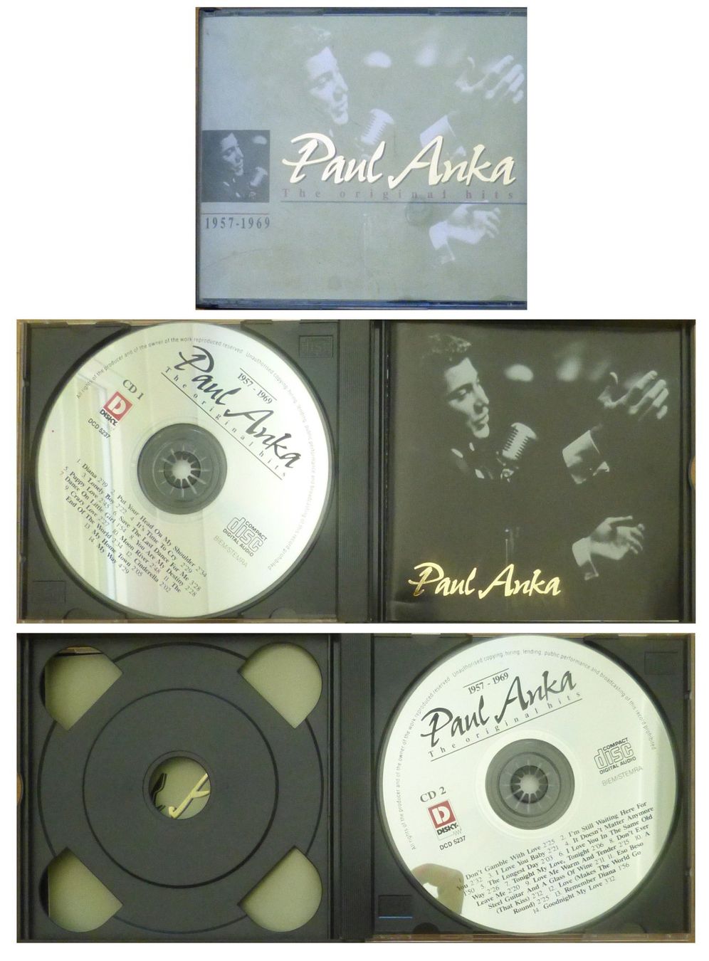CDs: CD: Paul Anka - The Original Hits   2 CD's – Gebraucht aus Dietikon von immortal-stars