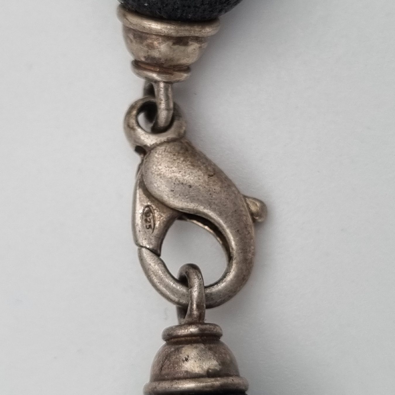 Catenine: Lavakette mit Silberelementen – Usato da Kölliken venduto da ter_lkc7 3