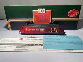HAG  E-Lok RE460 SBB  MC DONALDS golden Arch Hotel, DC
