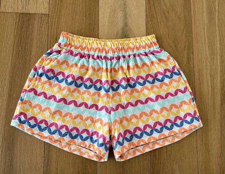 Summer Fun Shorts - Vibrant Pattern, Size Small