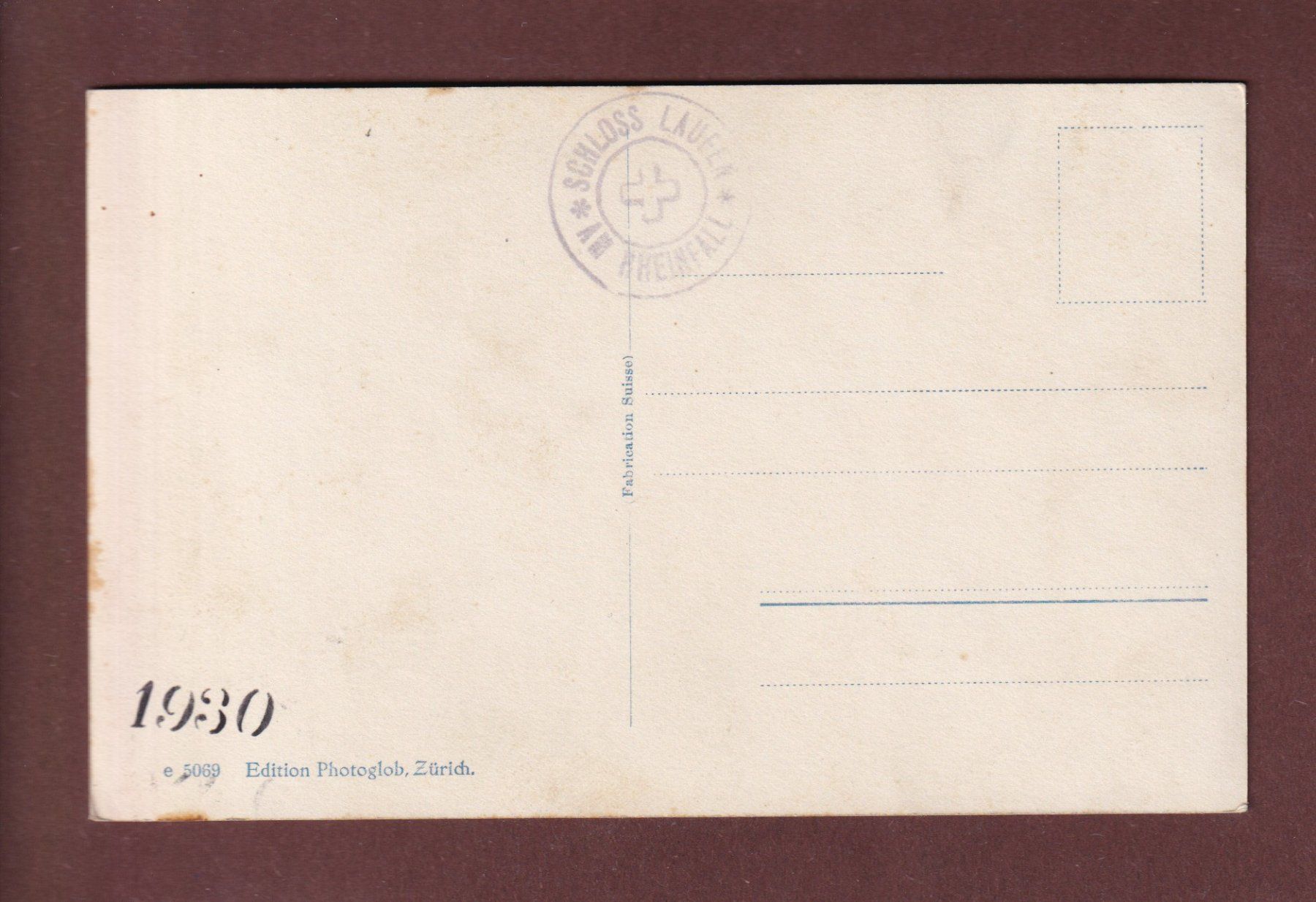 Cartoline postali: RHEINFALL - Fischetz – Usato da Pully venduto da nicecards-shop 1