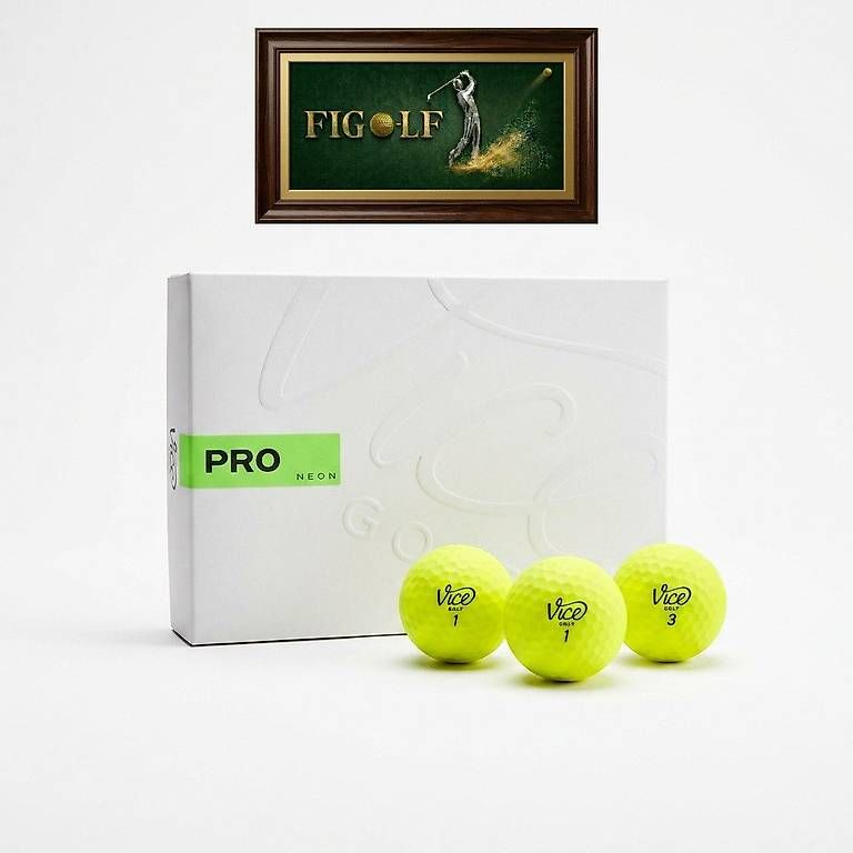 Bälle: Vice Pro Neon - 12 neue Golfbälle – Neu und originalverpackt aus Dänikon ZH von FiGo-lf