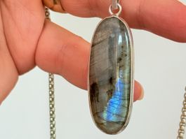 Collier avec labradorite - Élégant & Naturel!