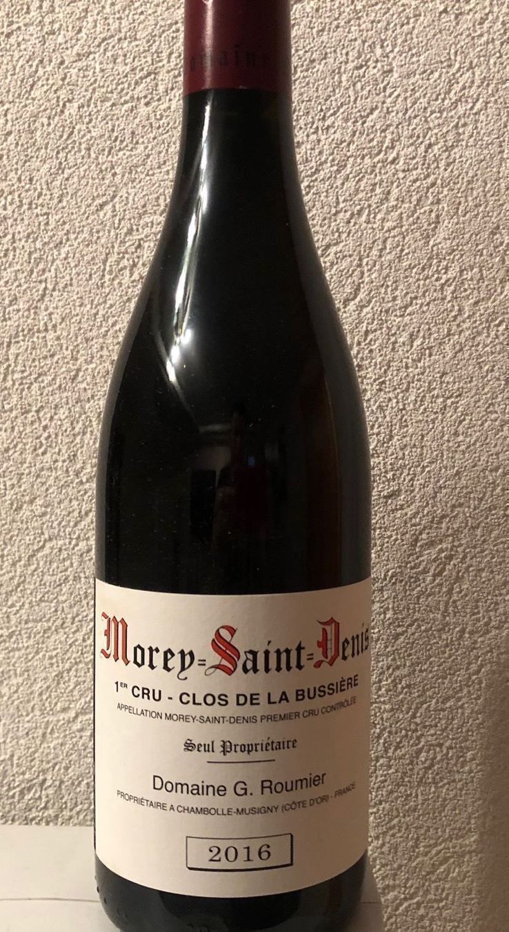 Wein: GEORGES ROUMIER CLOS DE LA BUSSIERE 2016 – Neu und originalverpackt aus Crans VS von wine-trader