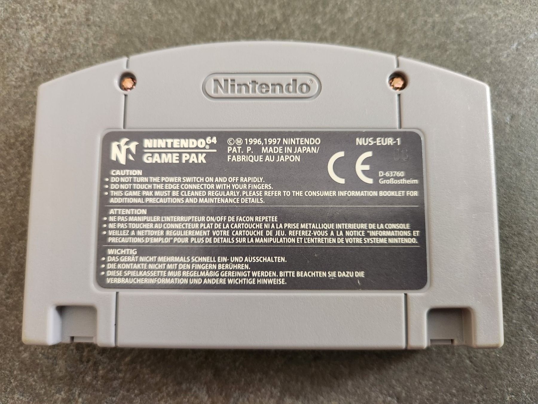 Nintendo Spiele: Resident Evil 2 N64 – Gebraucht aus Birmensdorf ZH von  1