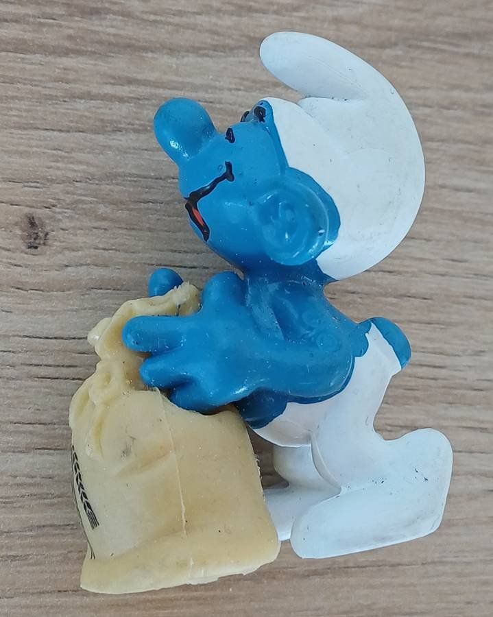 Schleich Statuette: Schlumpf -  Müller Schlumpf - Schleich PEYO 1982 – Usato da Walenstadt venduto da Numis68 1