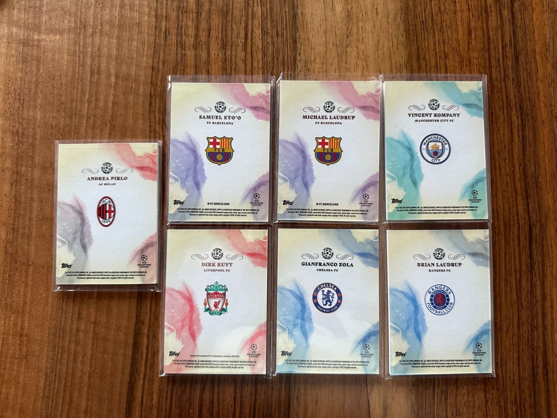 Topps Sammelbilder & Trading cards: Topps Pearl UCL 21/22 Set 17 Karten – Gebraucht aus Hagendorn von Pokecollectorch 4