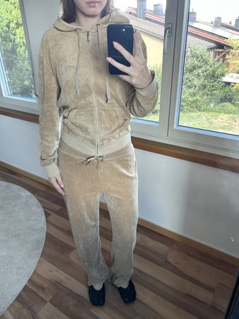 vintage juicy couture FULL tracksuit beige  