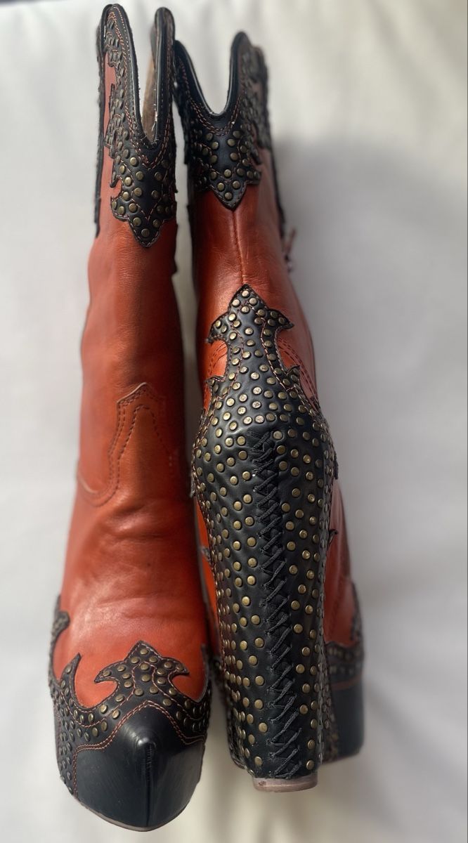 Scarpe da donna: Jeffrey Campbell Plateau-Westernstiefe – Nuovo (secondo la descrizione) da Dietikon venduto da MCage 3