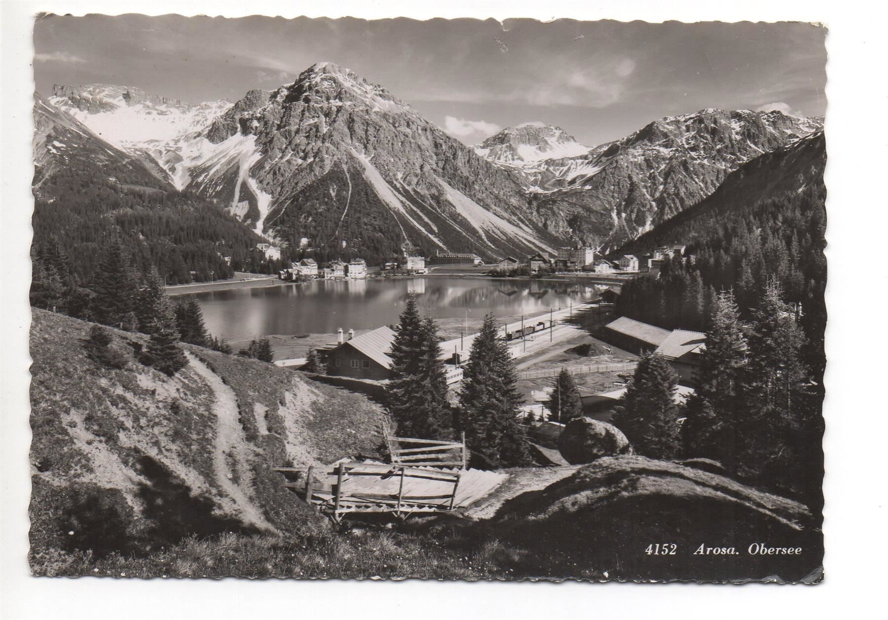 Cartoline postali: AROSA Obersee – Usato da Jona venduto da philajona