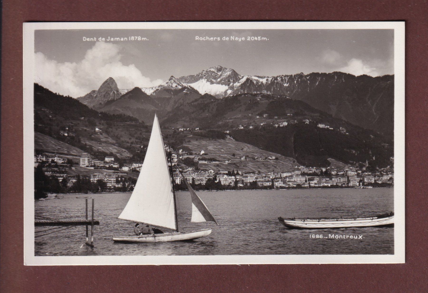 Cartes postales: MONTREUX depuis le lac – D'occasion à Pully par nicecards