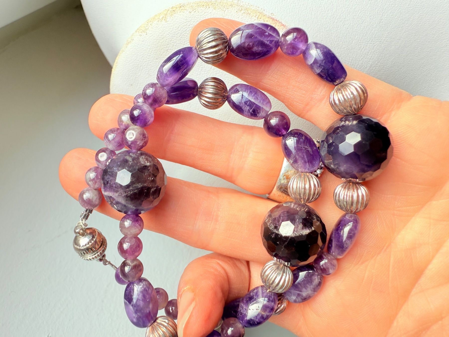 Catenine: Amethyst Halskette NEU – Nuovo e nell'imballaggio originale da Basel venduto da Chili007 8