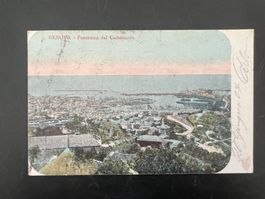AK 1907 Genua Panorama del Castellacio   (G463)