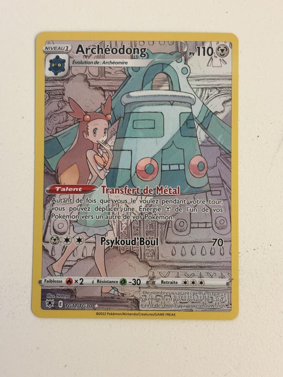 Pokémon Sammelbilder & Trading cards: Carte Pokémon ARCHEODONG tg11 fr – Neu (gemäss Beschreibung) aus lausanne von helderj