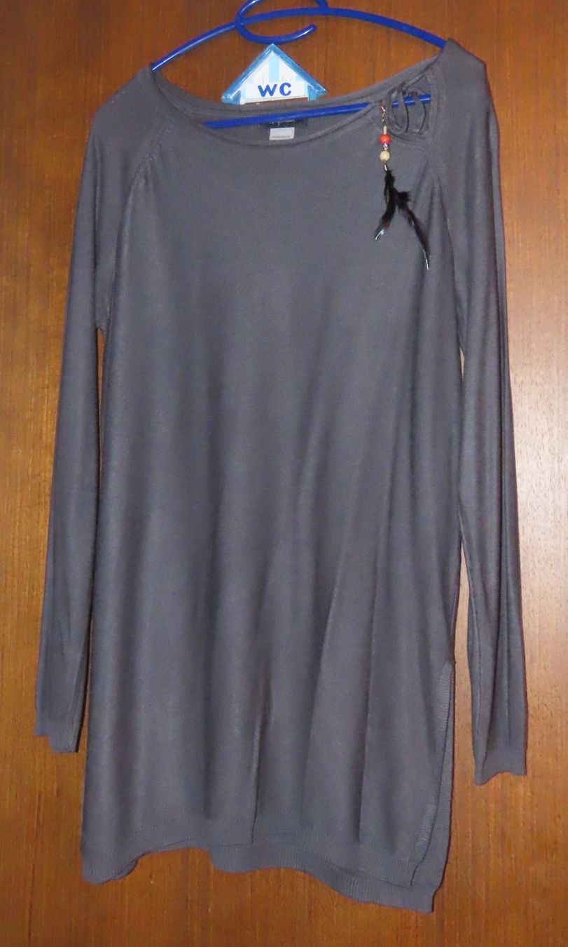 La Redoute Maglioni & Felpe: Pull Long Gris La Redoute T. 38/40 Neuf – Nuovo (secondo la descrizione) da Troistorrents venduto da Marion70