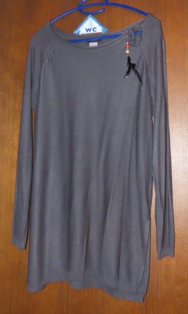 Pull Long Gris La Redoute T. 38/40 Neuf