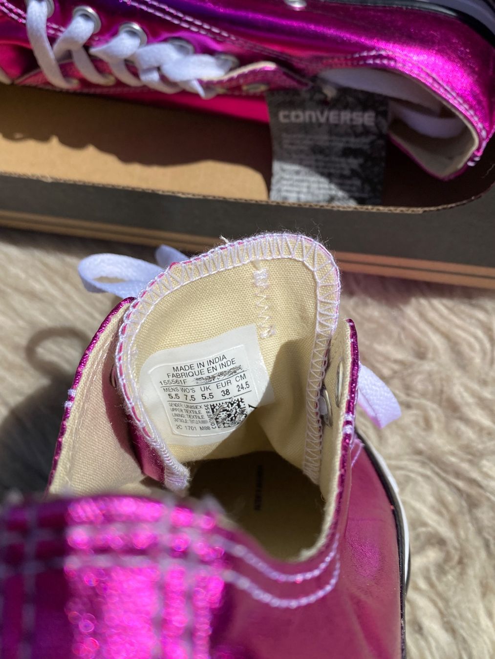 Converse Scarpe da uomo: Neue Converse in Magenta Glow Gr. 38 – Nuovo e nell'imballaggio originale da Roches BE venduto da Anamun 5