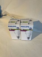 2 Philips Lampen 11W LED, E27, NEU     A75