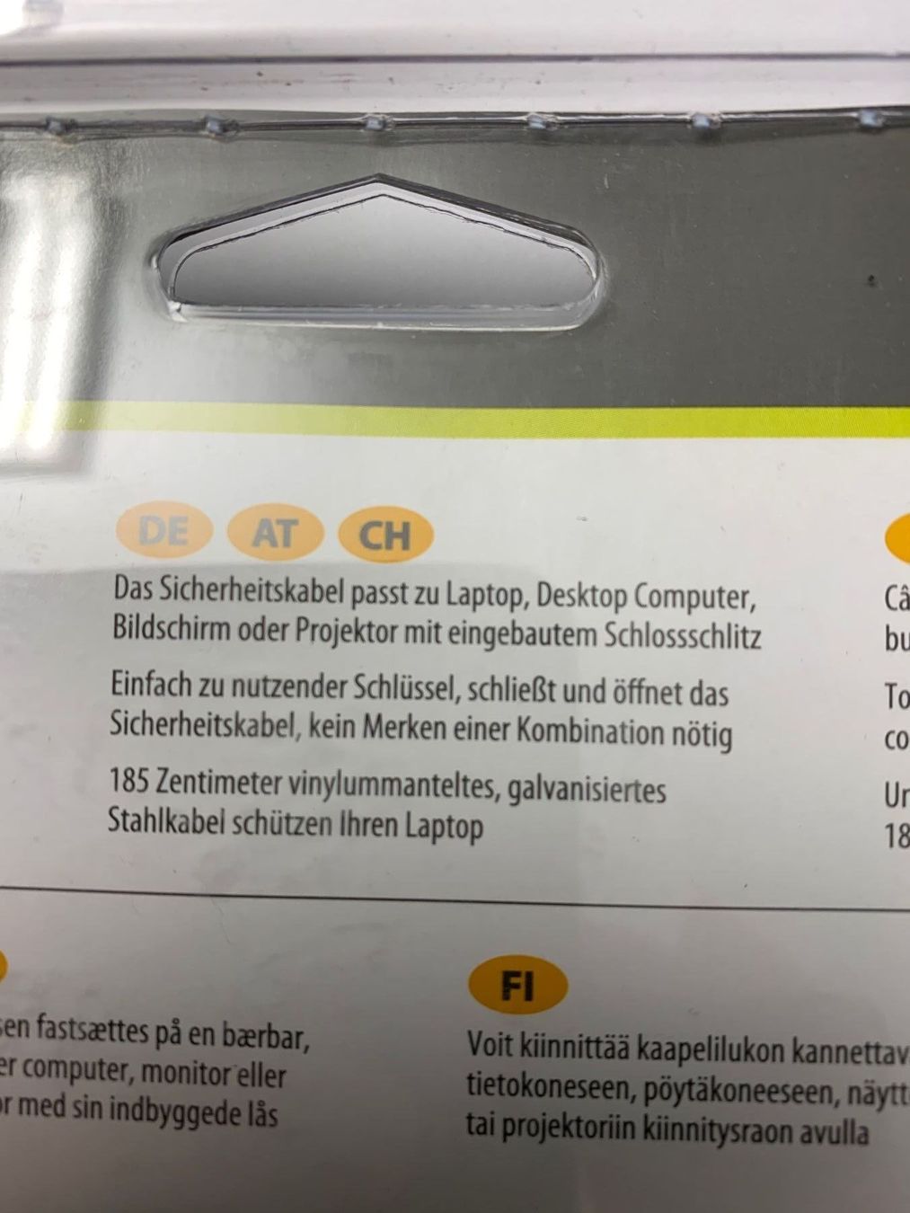 Lucchetti: Targus Defcon KL Sicherheitskabel Laptop – Nuovo e nell'imballaggio originale da Wettswil bei Zürich venduto da Trubarus 3