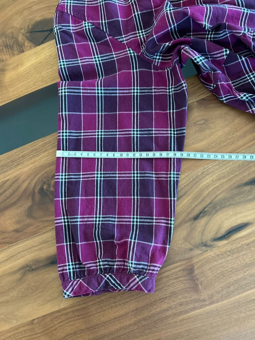 Camicette: Karierte Bluse Gr. 44 in Violett / Beere – Usato da Dietikon venduto da iksan 3