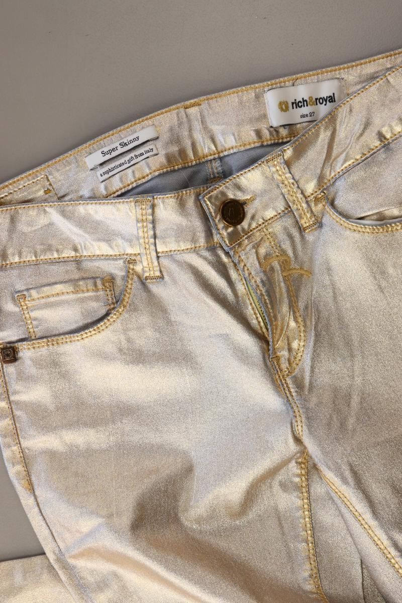 Hosen: Rich&Royal Hose Gr. W27 neuwertig gold – Neu (gemäss Beschreibung) aus Neustadt an der Waldnaab von SecondLifeFashion 3