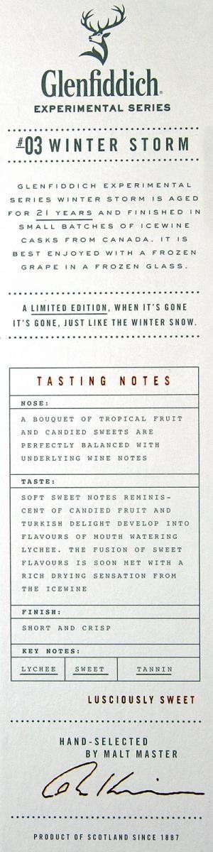 Glenfiddich Spirituosen: Glenfiddich Winter Storm – Neu und originalverpackt aus Wald ZH von Pada94 5