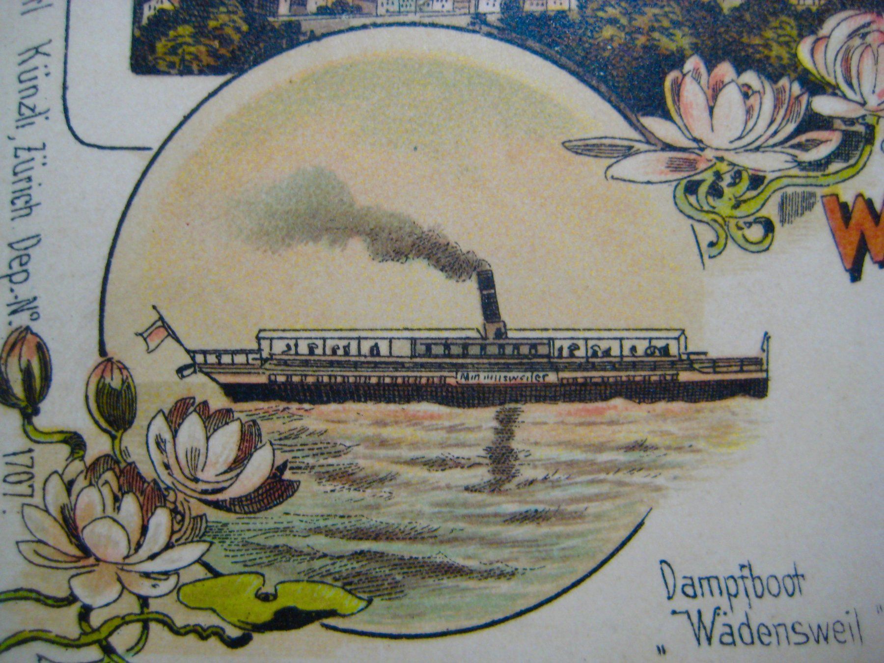 Cartoline postali: AK Wädenswil – Usato da Freienbach venduto da retlaw02 2