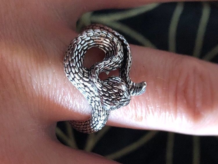 Ringe: Ring mit Schlange (One Size) / Nr. 28 – Neu (gemäss Beschreibung) aus Gams von Mariawicca 3