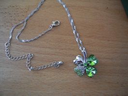 Kette von Glencara (Irish jewelry) vierblättriges Kleeblatt