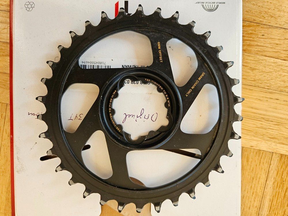 Sram Ersatzteile: Kettenblatt SRAM 34T Eagle technology X-SYNC 2, 6mm Offset – Gebraucht aus Unterterzen von Tommylee5 1