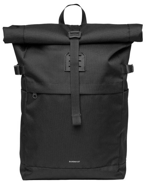 Sandqvist Zaini: Rolltop Rucksack Sandqvist neu schwarz – Nuovo (secondo la descrizione) da Evilard venduto da Linde01
