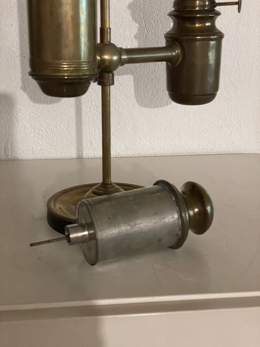 Lampade: Antike Uhrmacher Arbeitslampe – Usato da Zollikofen venduto da zollo2 1