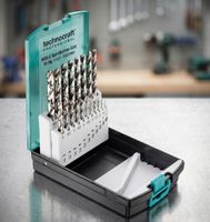 technocraft HSS-G Spiralbohrer-Satz 3-Cut 19-tlg.