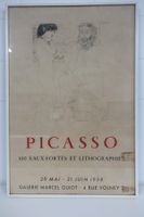 Original Kunstplakat / Ausstellungsplakat Picasso