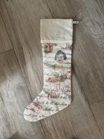 Vintage Weihnachtsstrumpf zum Befüllen, Shabby Chic!