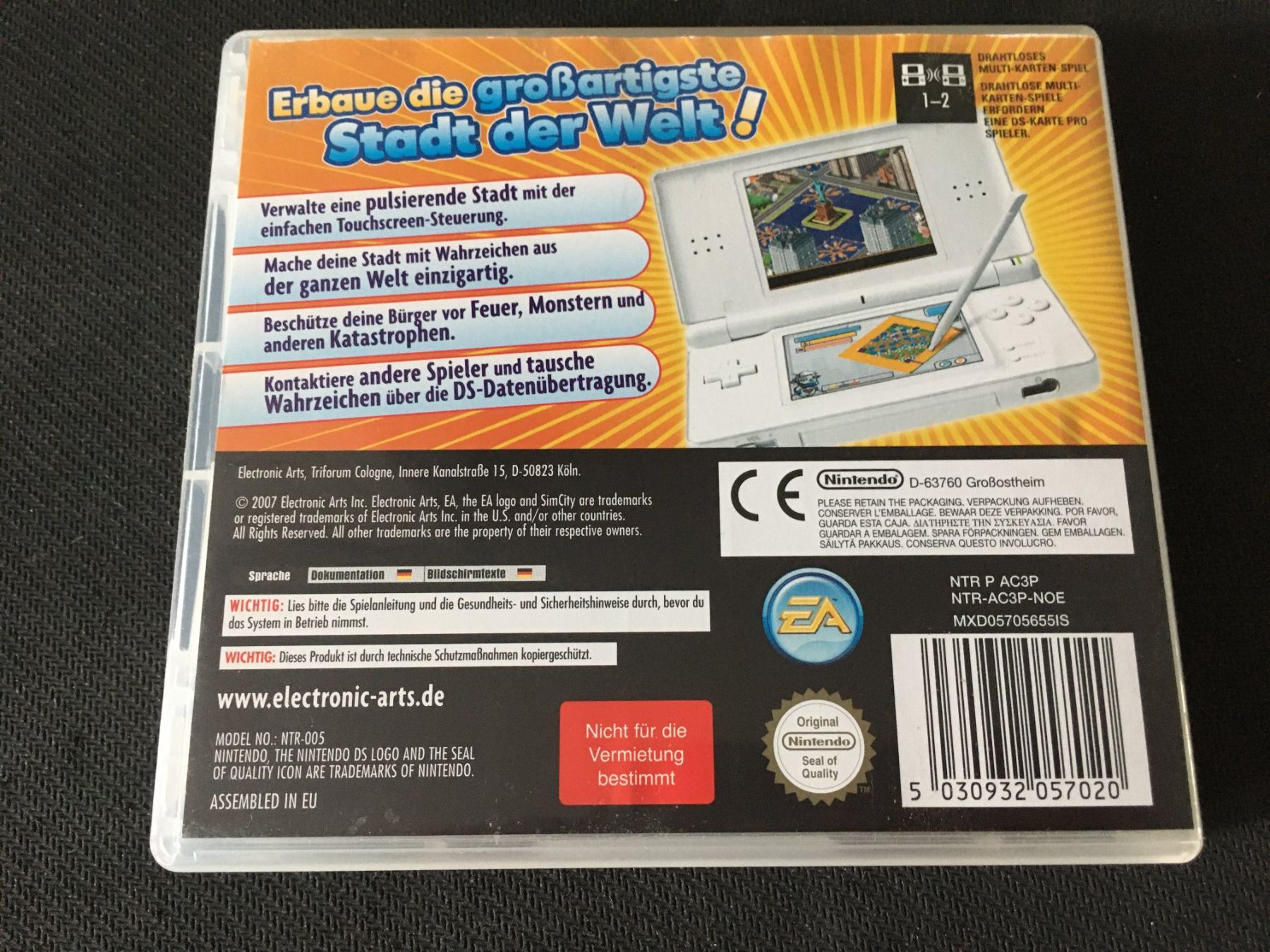 Nintendo Spiele: SimCity DS für Nintendo DS – Gebraucht aus St.Gallen von sjosjo 1