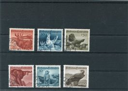 FL 1946/7 Nr. 210 - 215 gestempelt