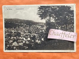 1916 St. Gallen, Generalansicht. gelaufen