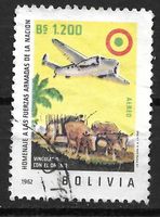 Bolivien 1962: Flugzeug über Ochsenkarren