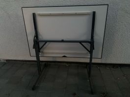 **Gastro Gartentisch anthrazit/weiss**